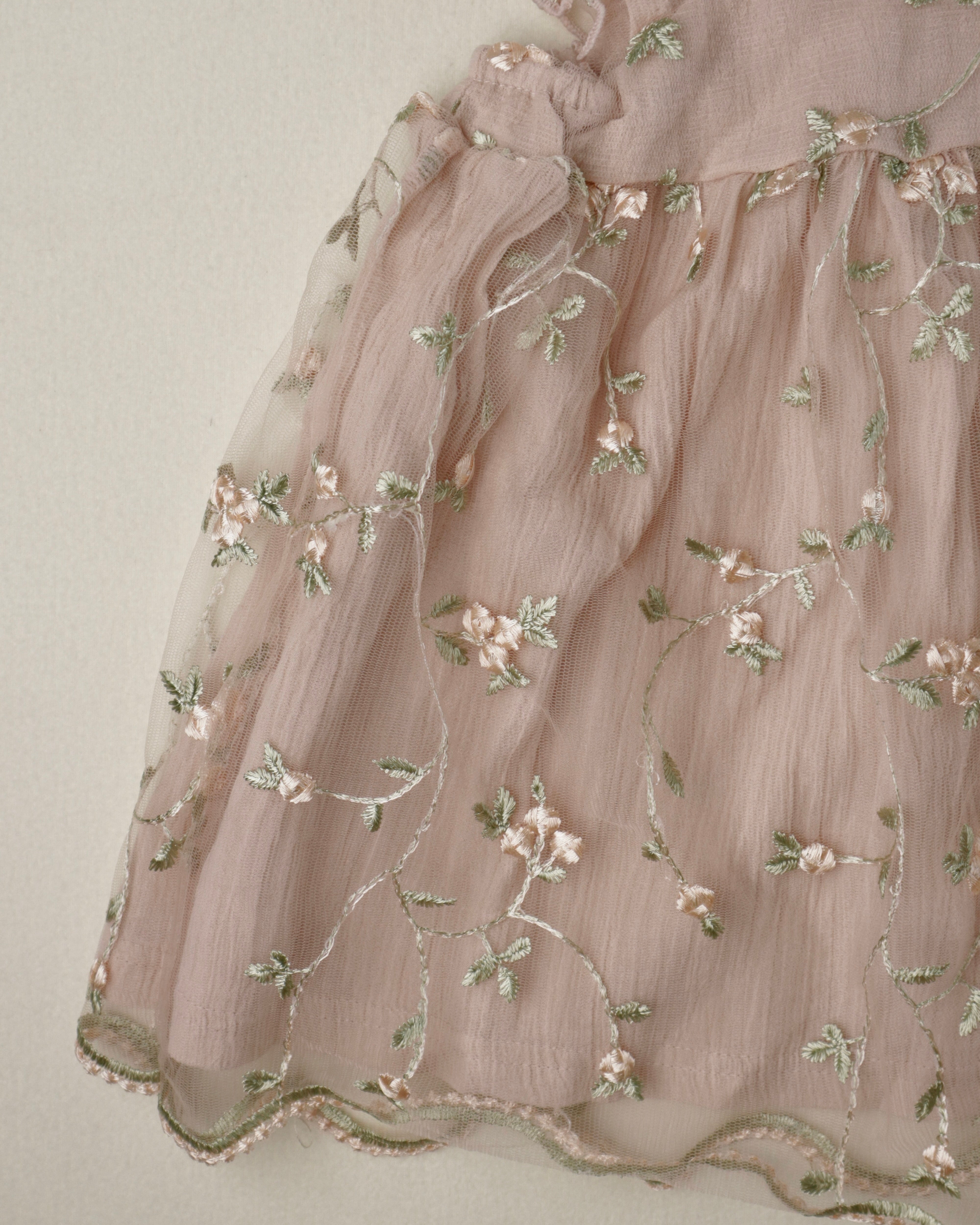 FromJ Embroidered One-piece Dress (Ready Stock)