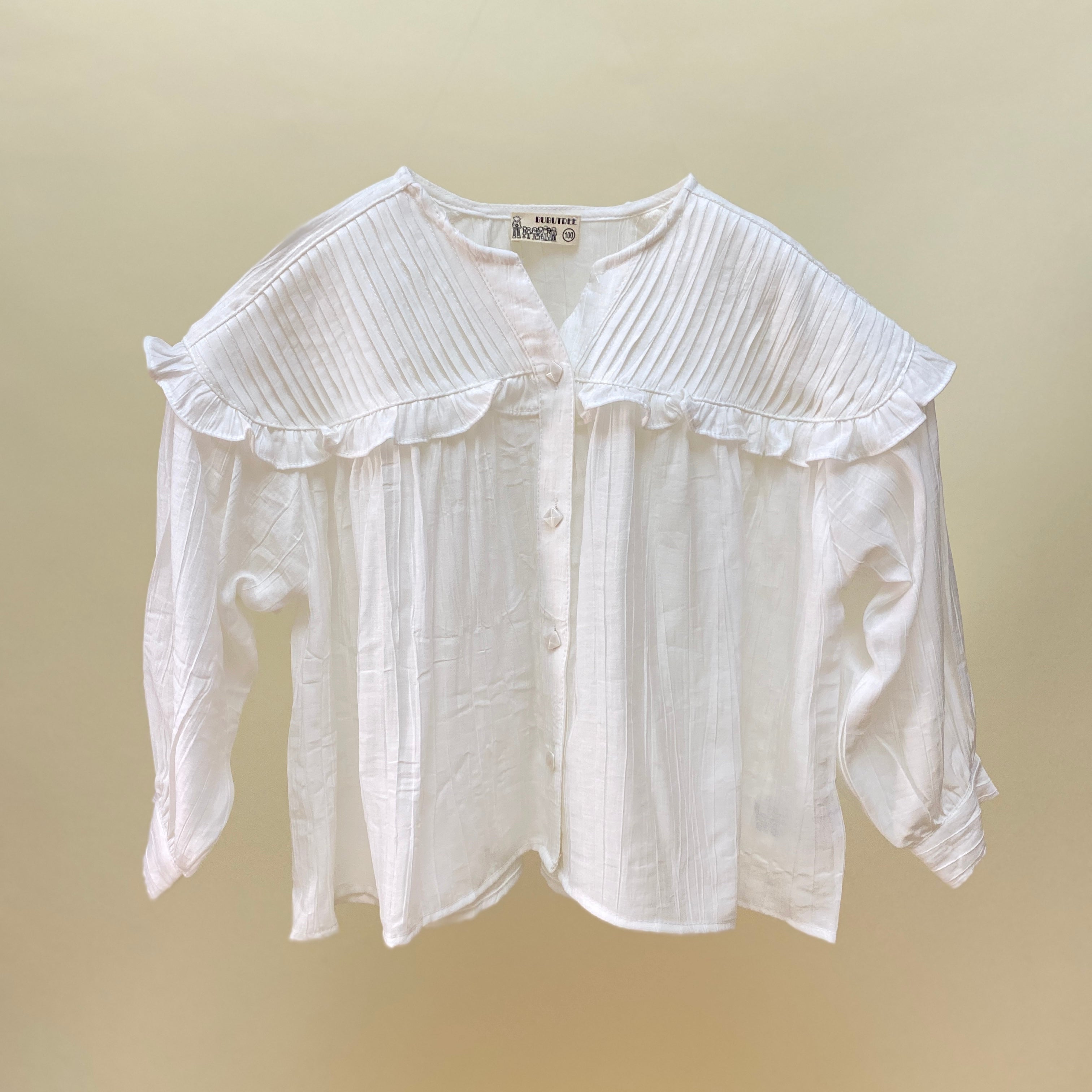 Frilled hot sale collar blouse