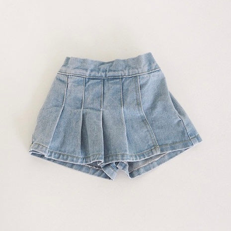 Zan Clover denim skorts (Ready Stock)