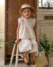 FLO Mio Blouse and Mello Pants Set (Ready Stock)