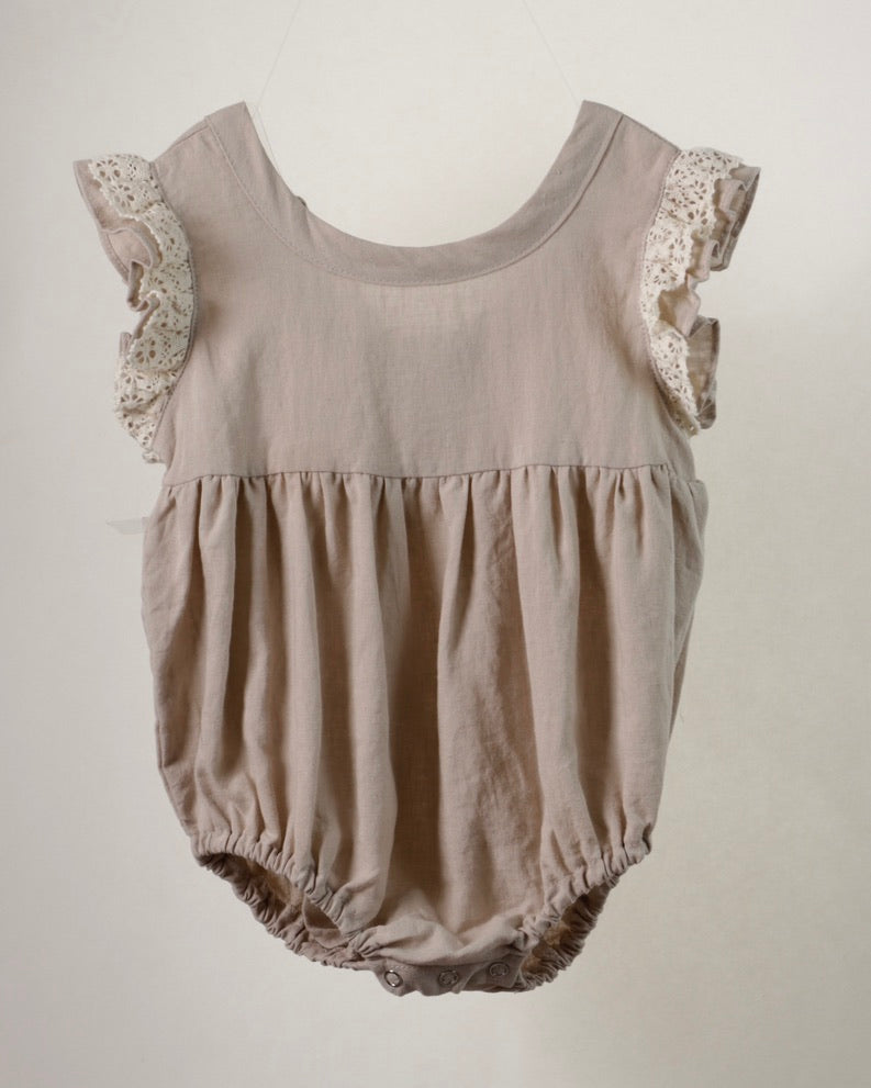 Ciel Linen Baby Suit (Ready Stock)