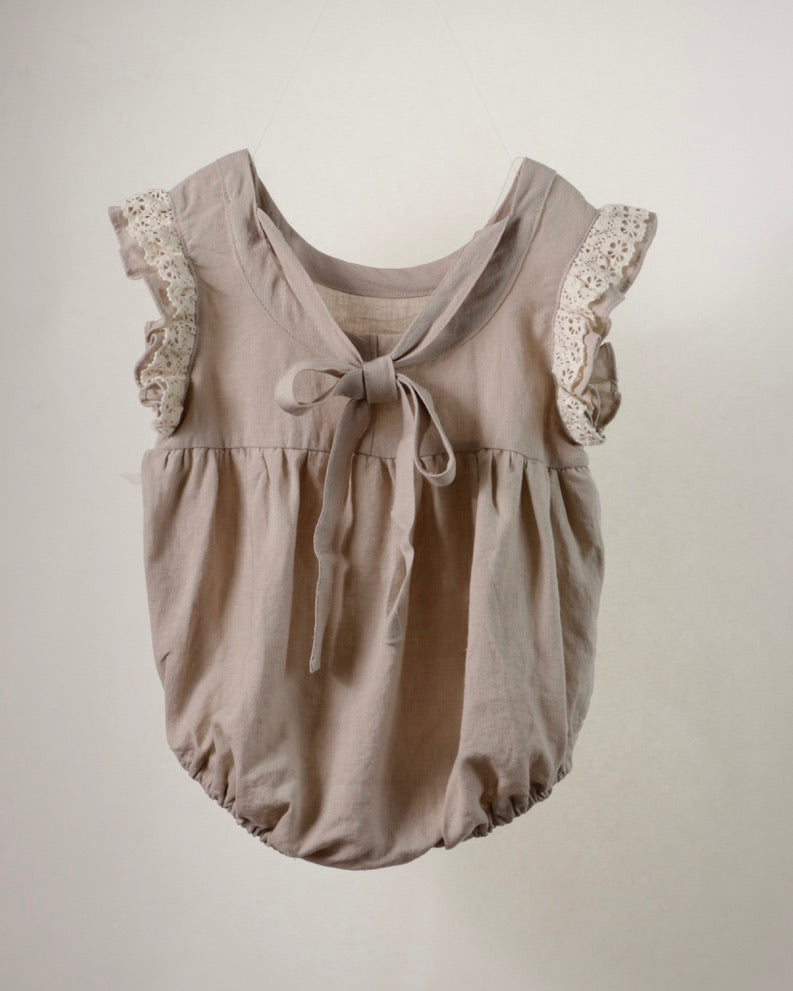 Ciel Linen Baby Suit (Ready Stock)