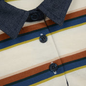 New Denim Collar T-shirt (Ready Stock)