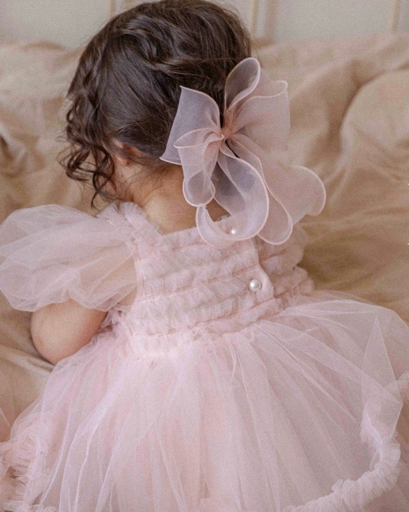 *Premium - Bloom Chiffon Baby Suit (Ready Stock)