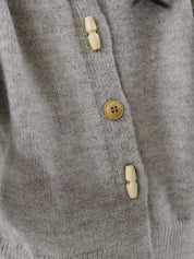 Cashmere Round Neck Cardigan (Ready Stock)