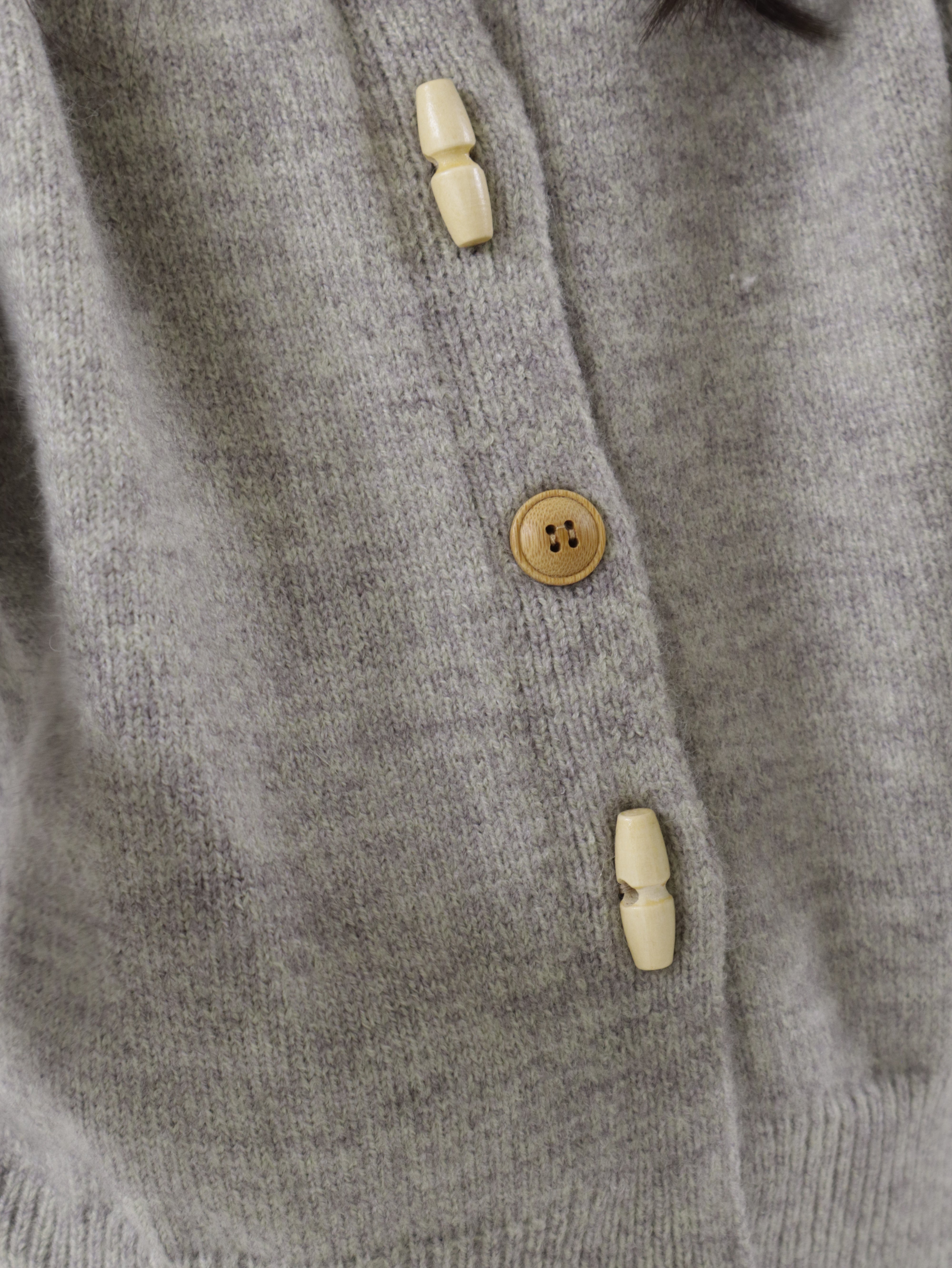 Cashmere Round Neck Cardigan (Ready Stock)