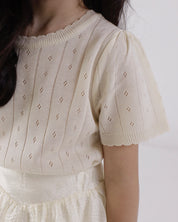 Bonbon Cool Knit Top (Ready Stock)