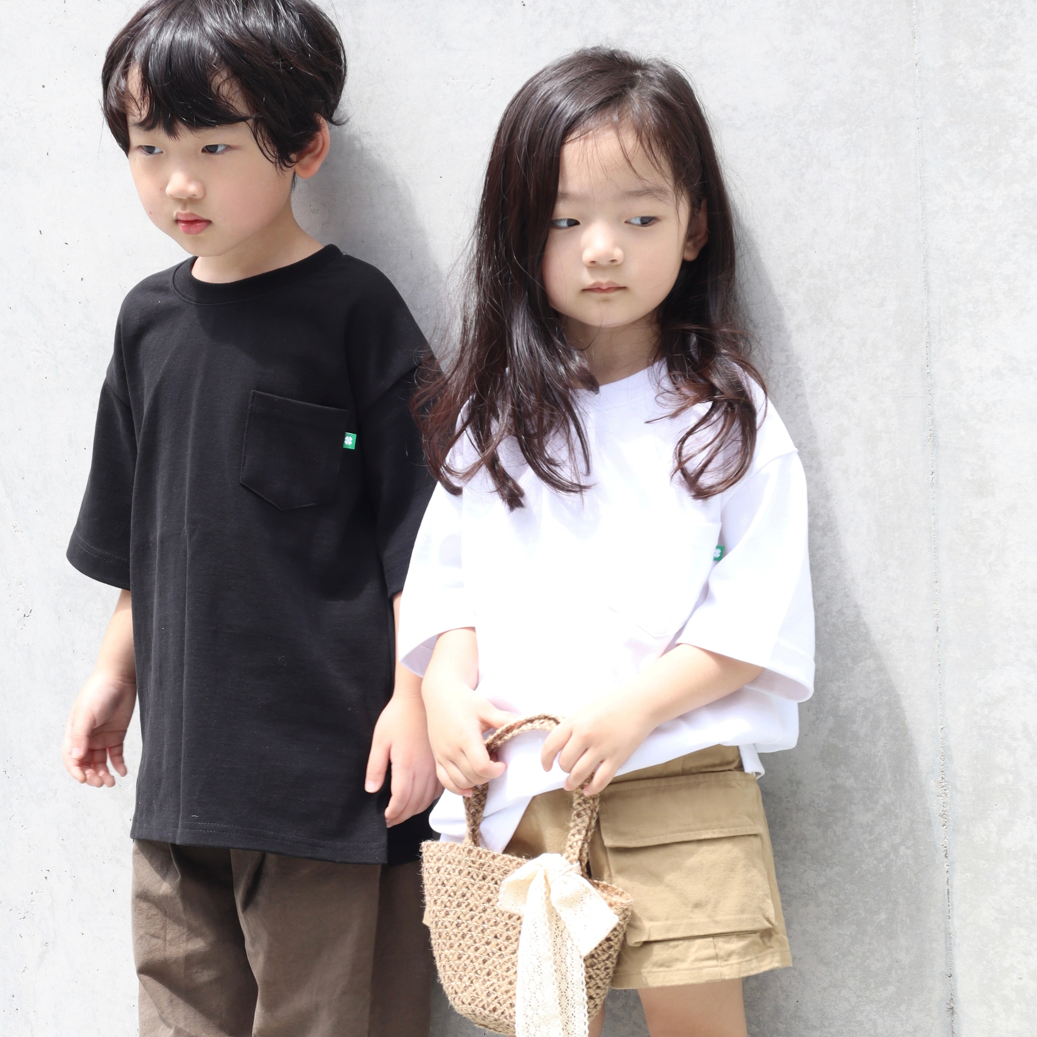 Zan Clover simple tee (Ready Stock)