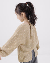 Cozy Dot Knit Top (Ready Stock)