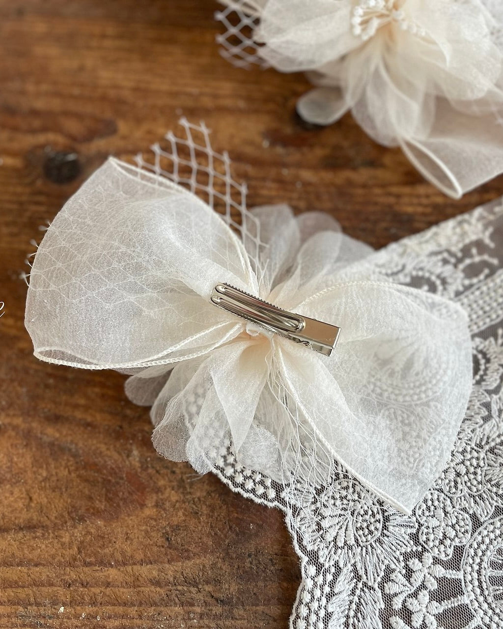 Oren Rose Hairband & Hairpin (Ready Stock)