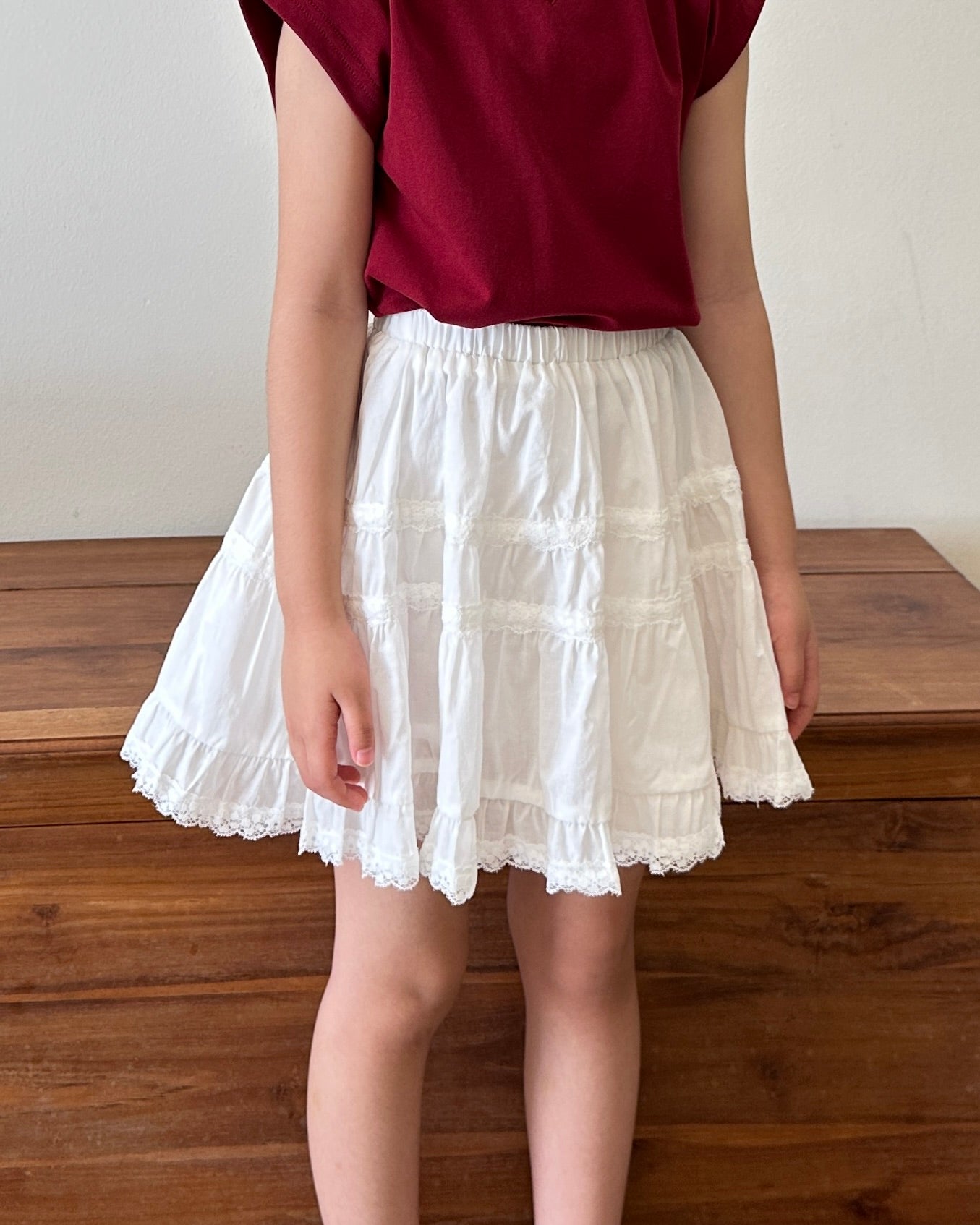 Lace White Skirts (Ready Stock)