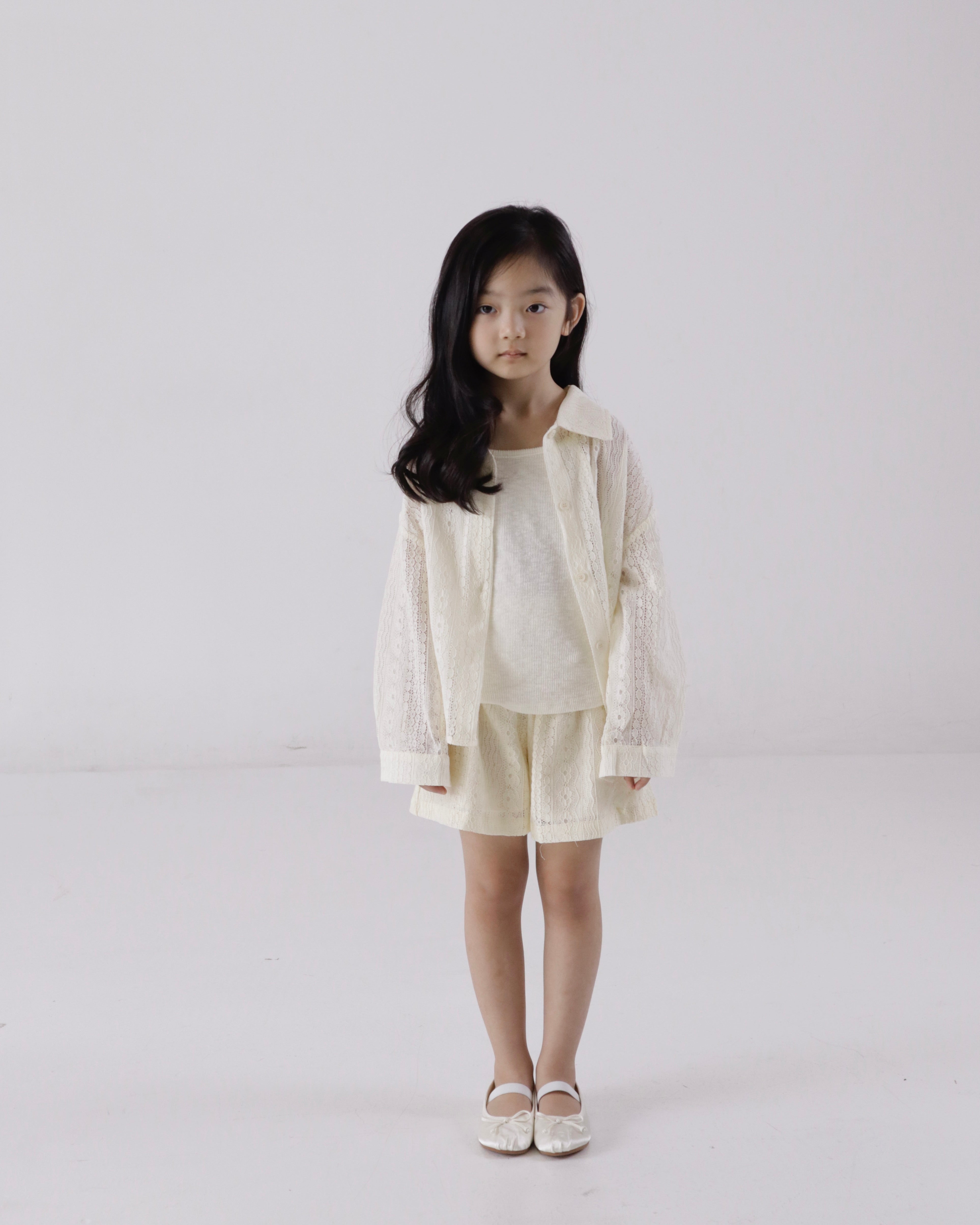 Cream Lace Outfit Set (Ready Stock)