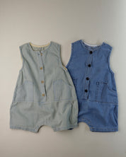 Mini Denim Romper (Baby & Toddler) - Ready Stock