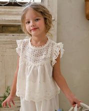 FLO Mio Blouse and Mello Pants Set (Ready Stock)