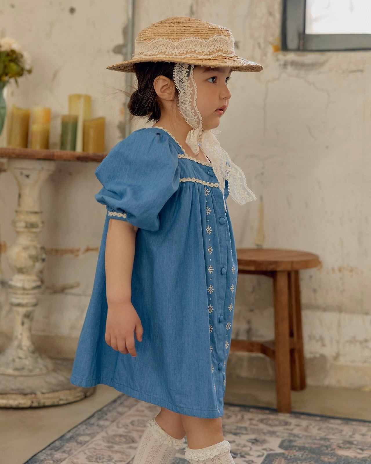Jardin Blue Dress (Ready Stock)