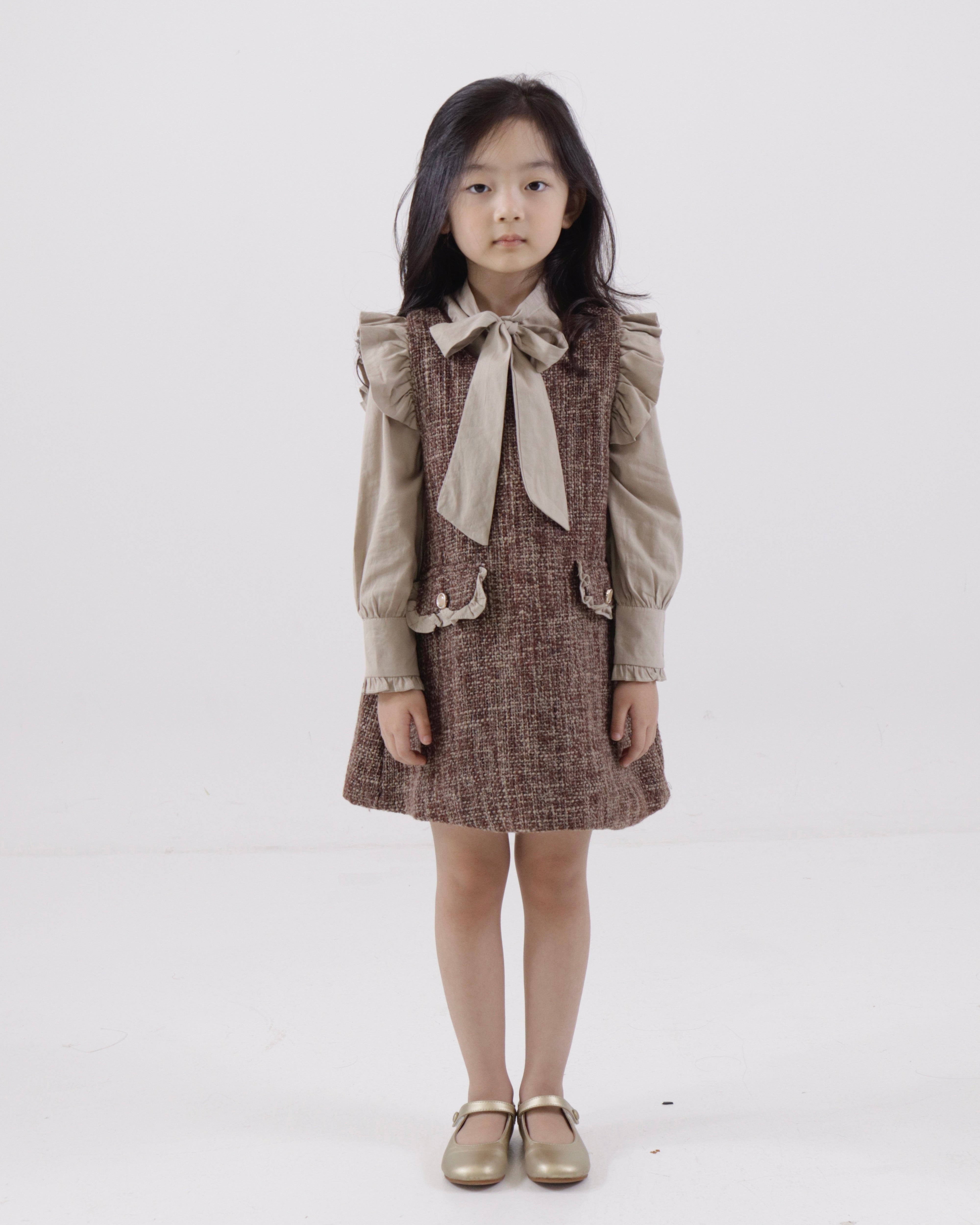 Classic Two-piece Dress Set (Ready Stock)