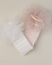 Sweet Tulle-frill Cotton Socks