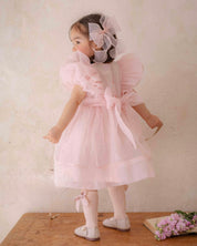 Ines Organza Dress - Pink (Ready Stock)