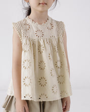 Ray Blouse and Layered Shorts Set (Ready Stock)