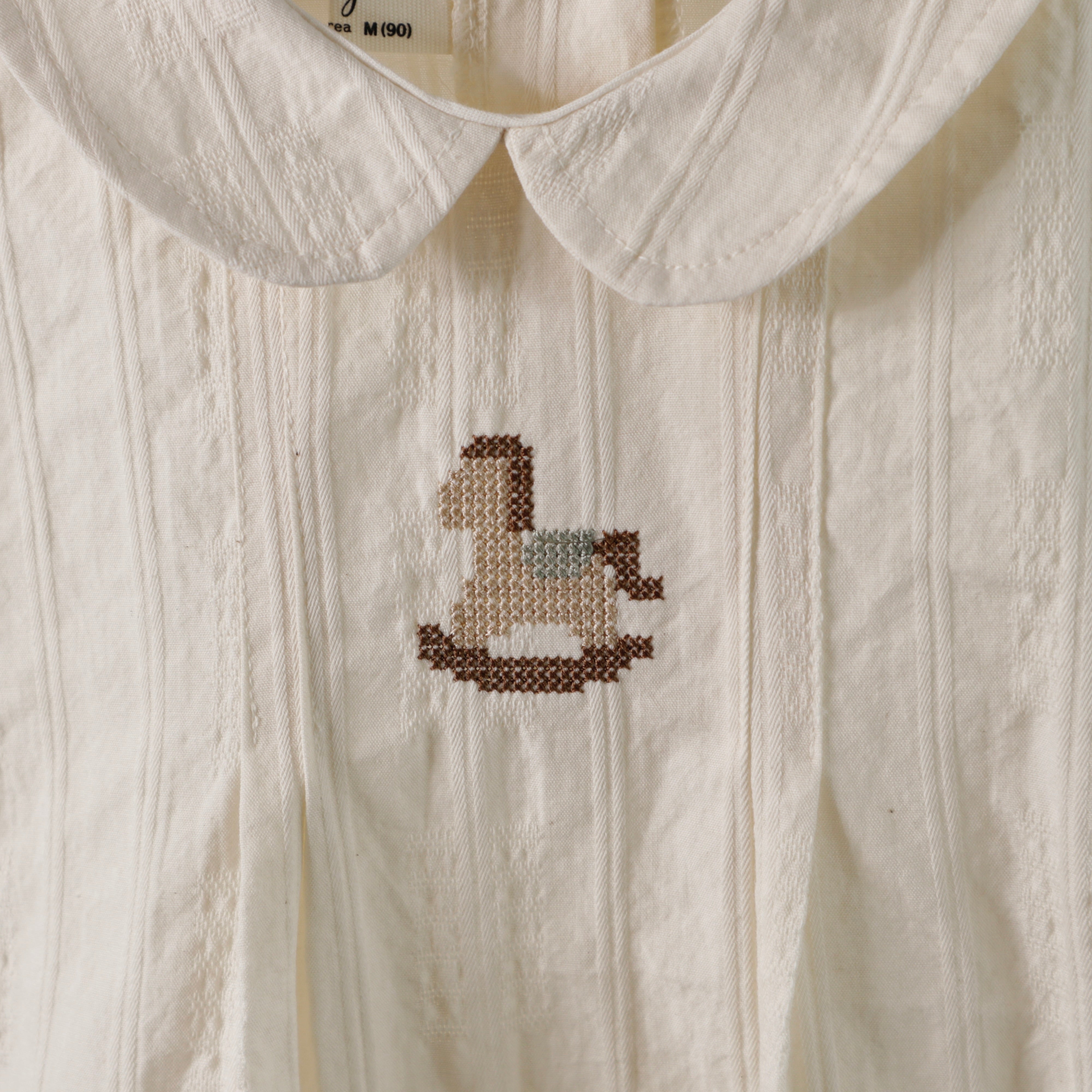 Leo Embroidery Romper (Ready Stock)