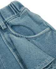 Mimi Flare Denim Shorts (Ready Stock)