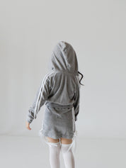 COCO Terry Top & Skorts Set  (Ready Stock)