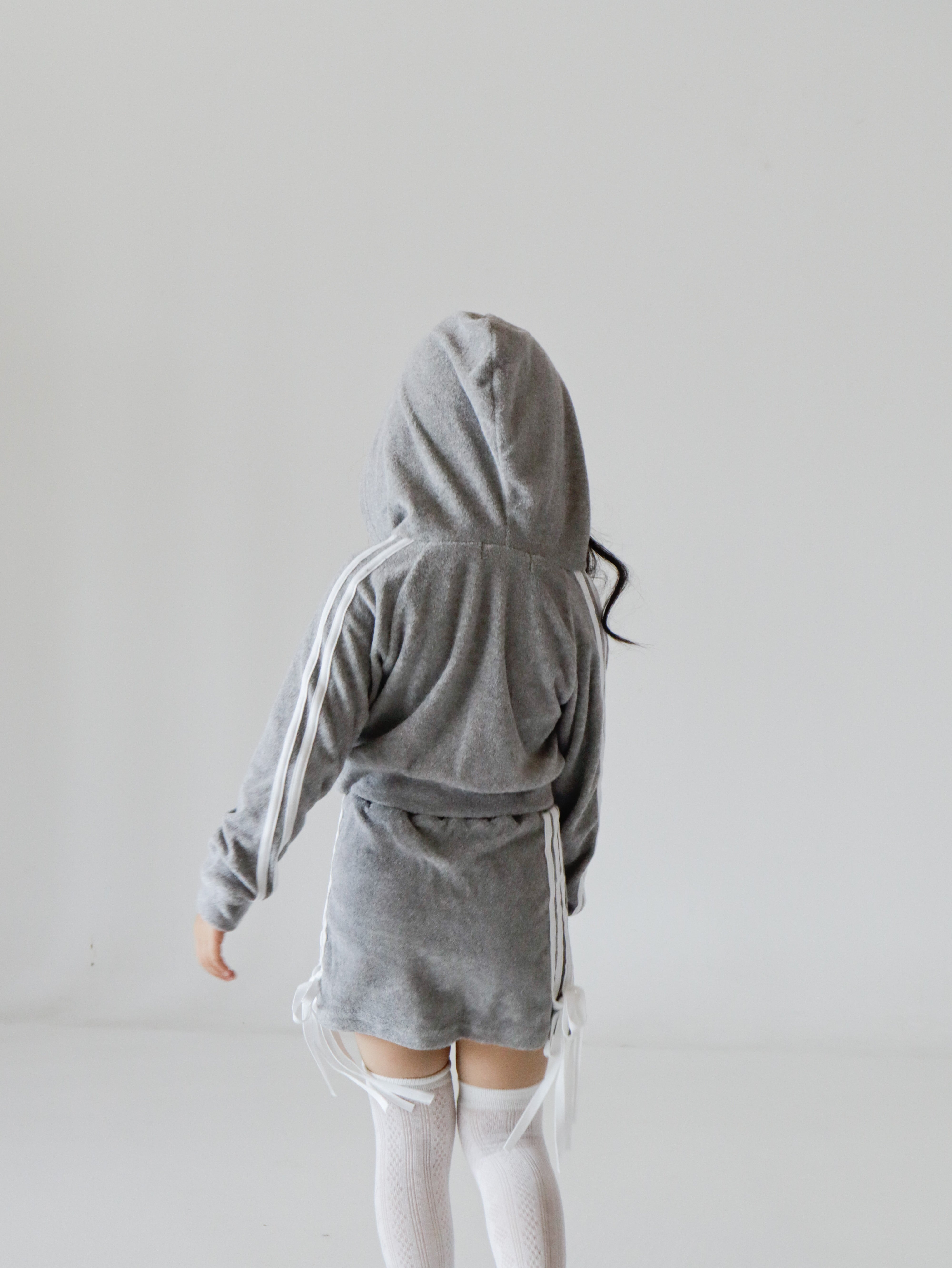 COCO Terry Top & Skorts Set  (Ready Stock)
