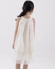 Embroidery Tulle Dress (Ready Stock)