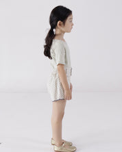 Eyelet Boat Neck T (Ready Stock)