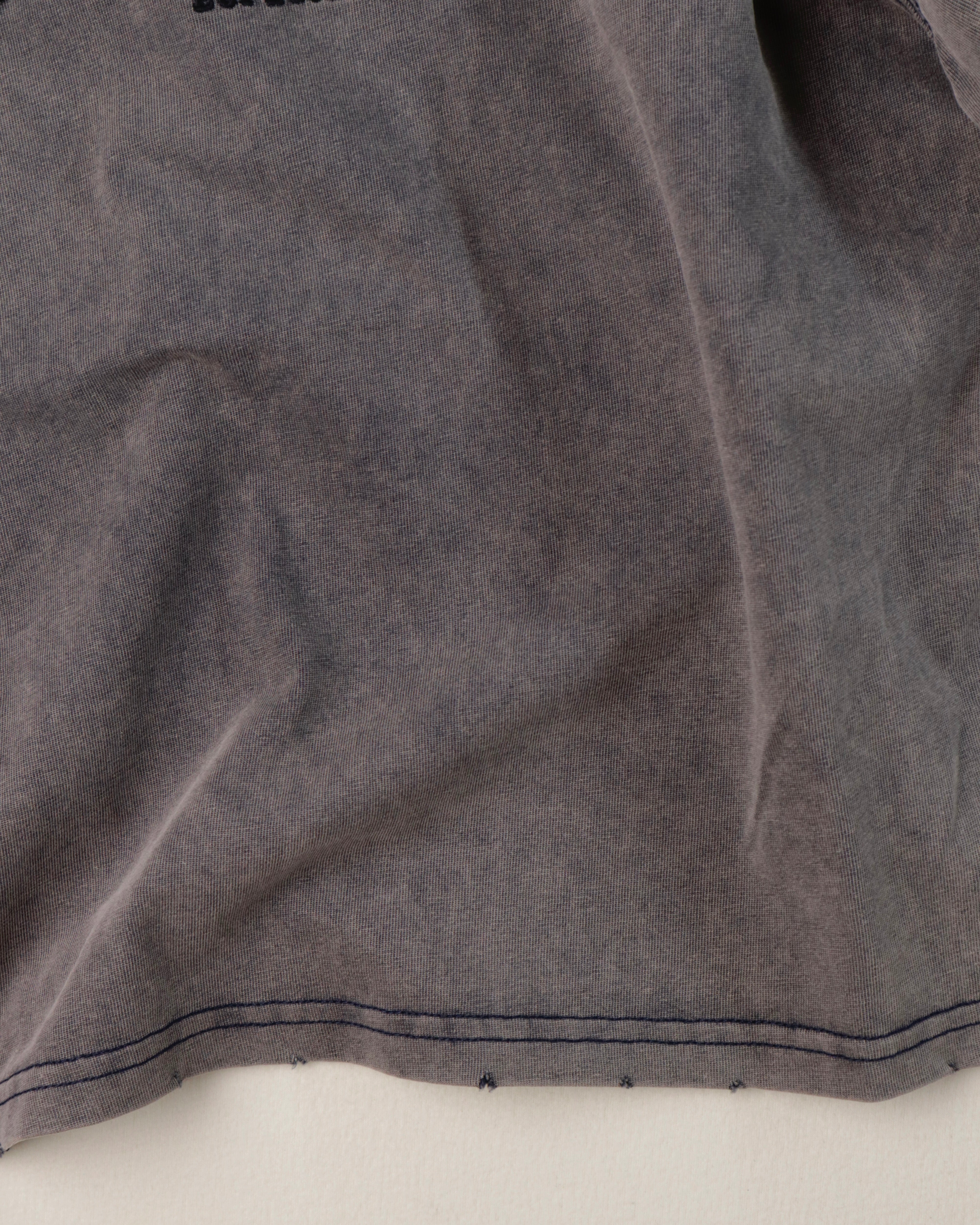 Anna Casual Distressed Tee - Grey