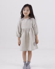 Cotton Linen Textured Dress (Ready Stock)