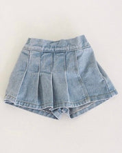 Zan Clover denim skorts (Ready Stock)