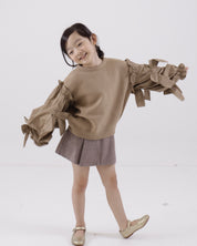 Puff-Sleeve Sweater (Ready Stock)