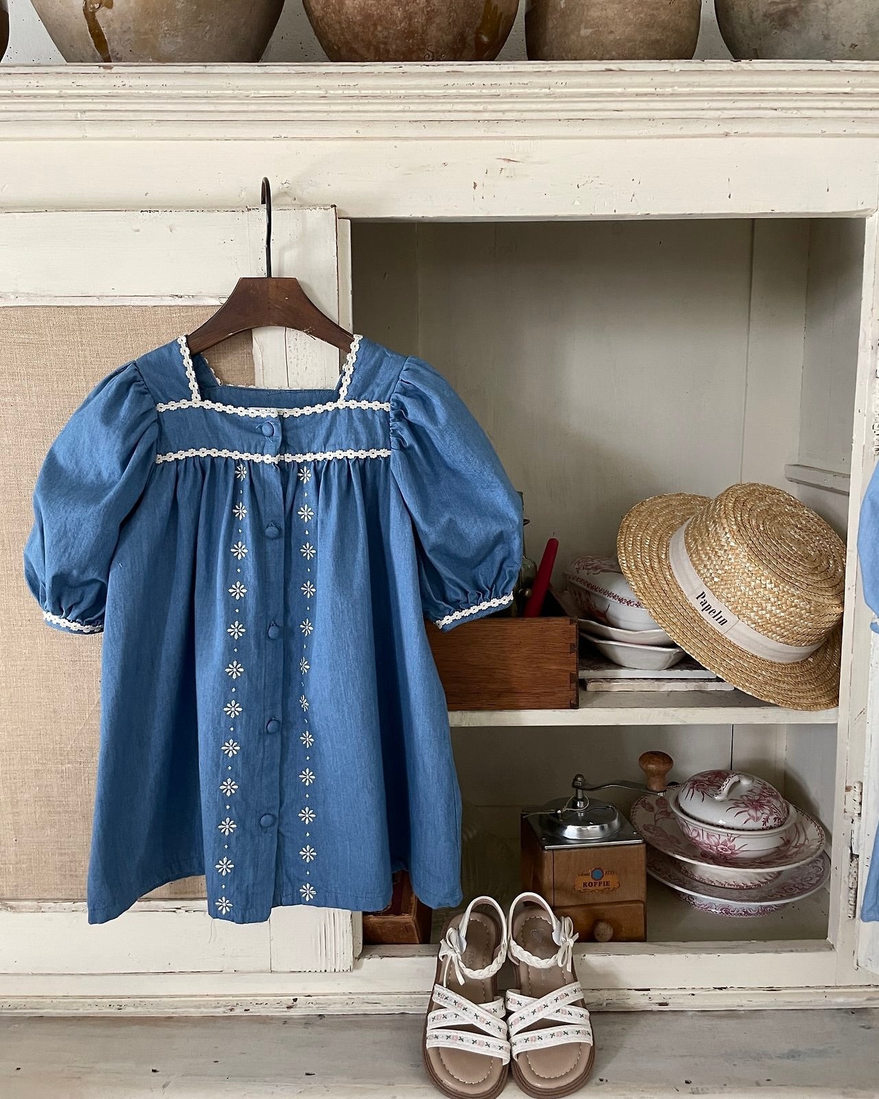 Jardin Blue Dress (Ready Stock)