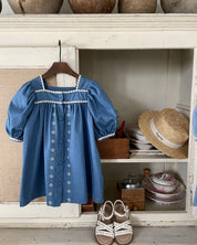 Jardin Blue Dress (Ready Stock)