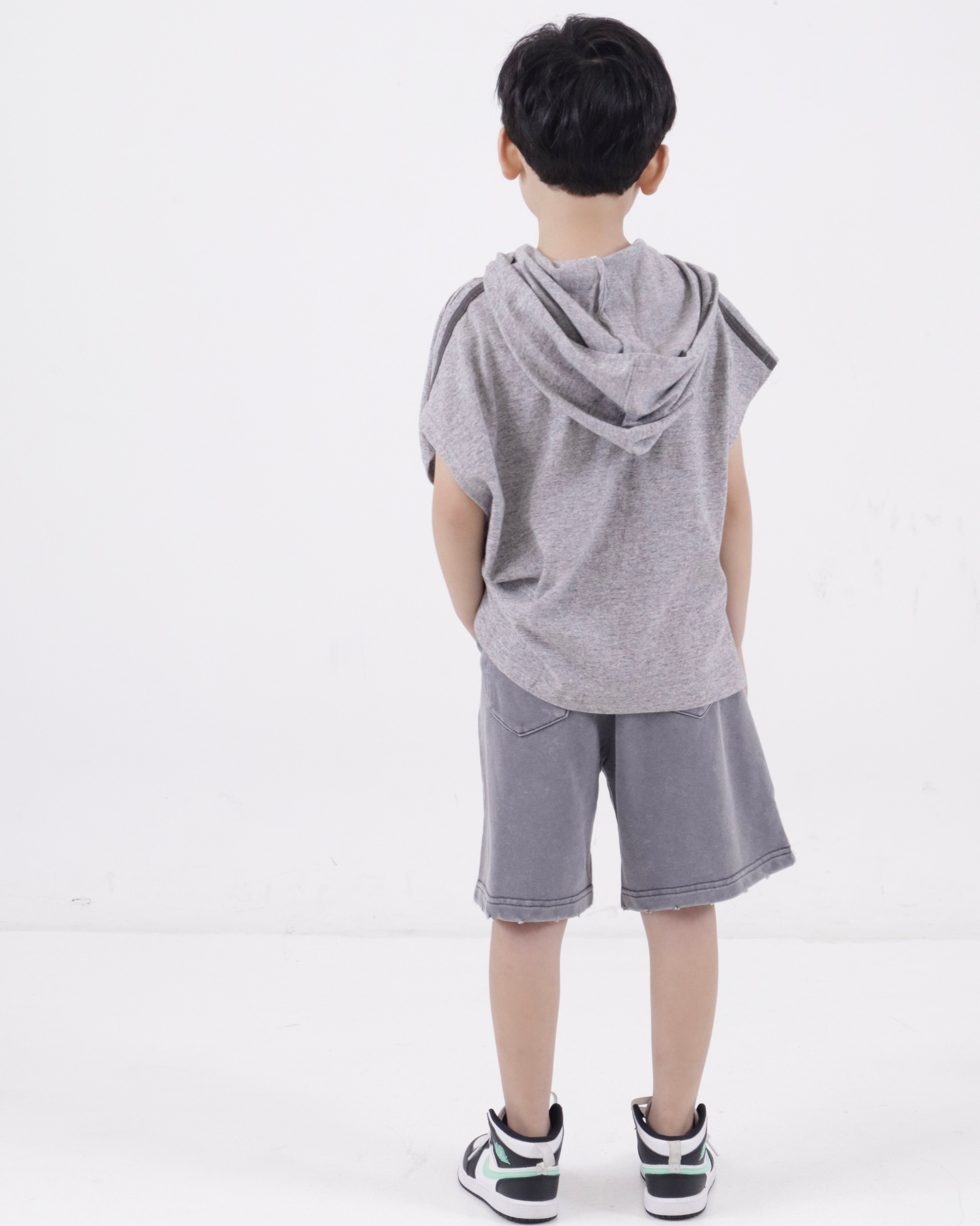 Bleach effect shorts (Ready Stock)