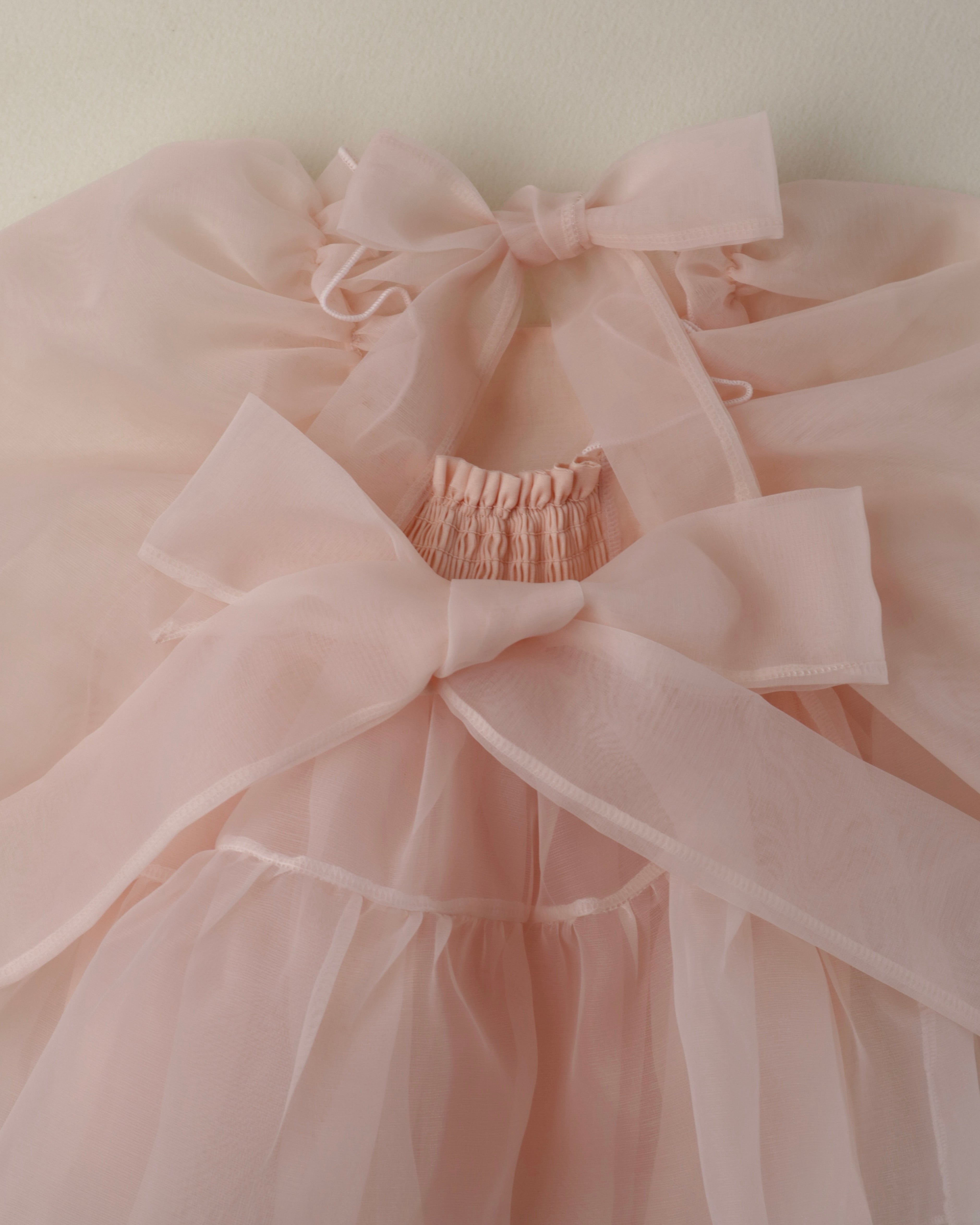 Oren CL Organza Romper-Pink (Ready Stock)