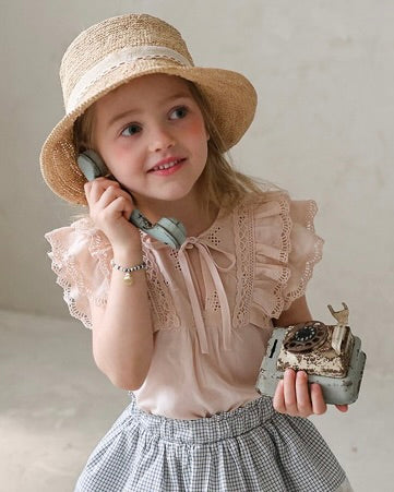 FLO Bianco Blouse  (Ready Stock)