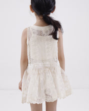Floral Embroidered Skorts (Ready Stock)