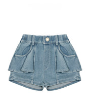 Mimi Flare Denim Shorts (Ready Stock)