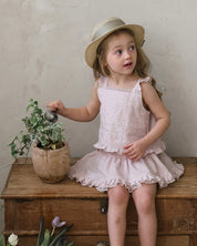 Flo Sealy Top and Lia Skirt-legging Bottom Set (Ready Stock)