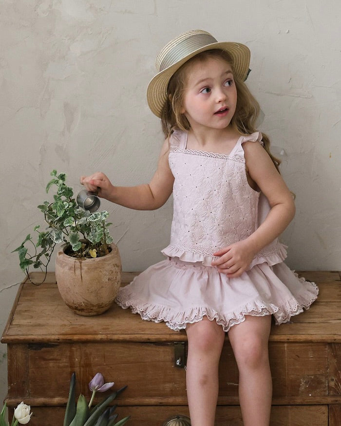 Flo Sealy Top and Lia Skirt-legging Bottom Set (Ready Stock)