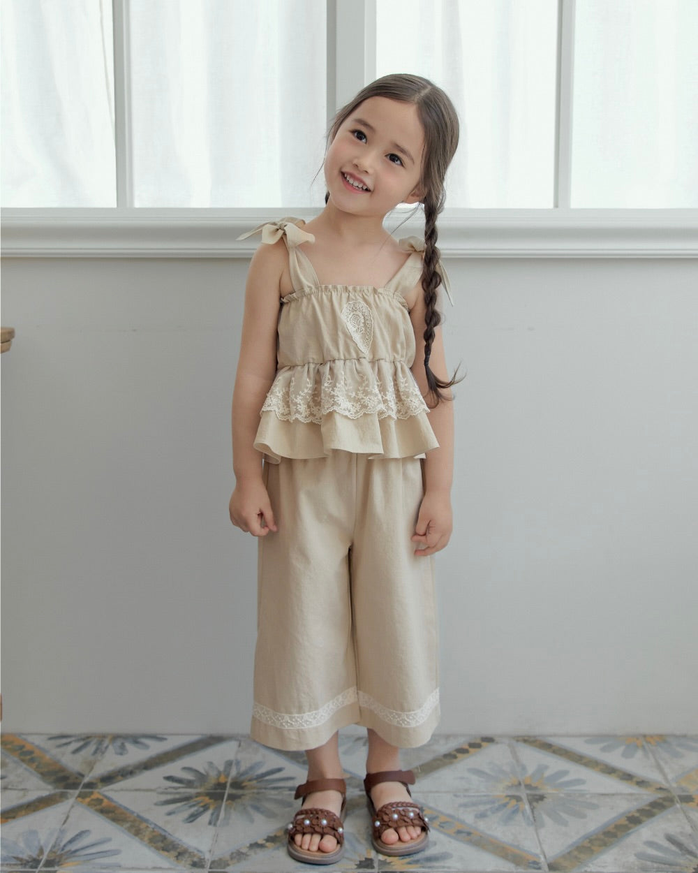 MOMO Blouse+Pant Set (Ready Stock)
