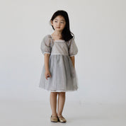 Silver Flare Dress (Ready Stock)
