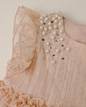Oren Roel Pearl Suit - Pinkish peach (Ready Stock)