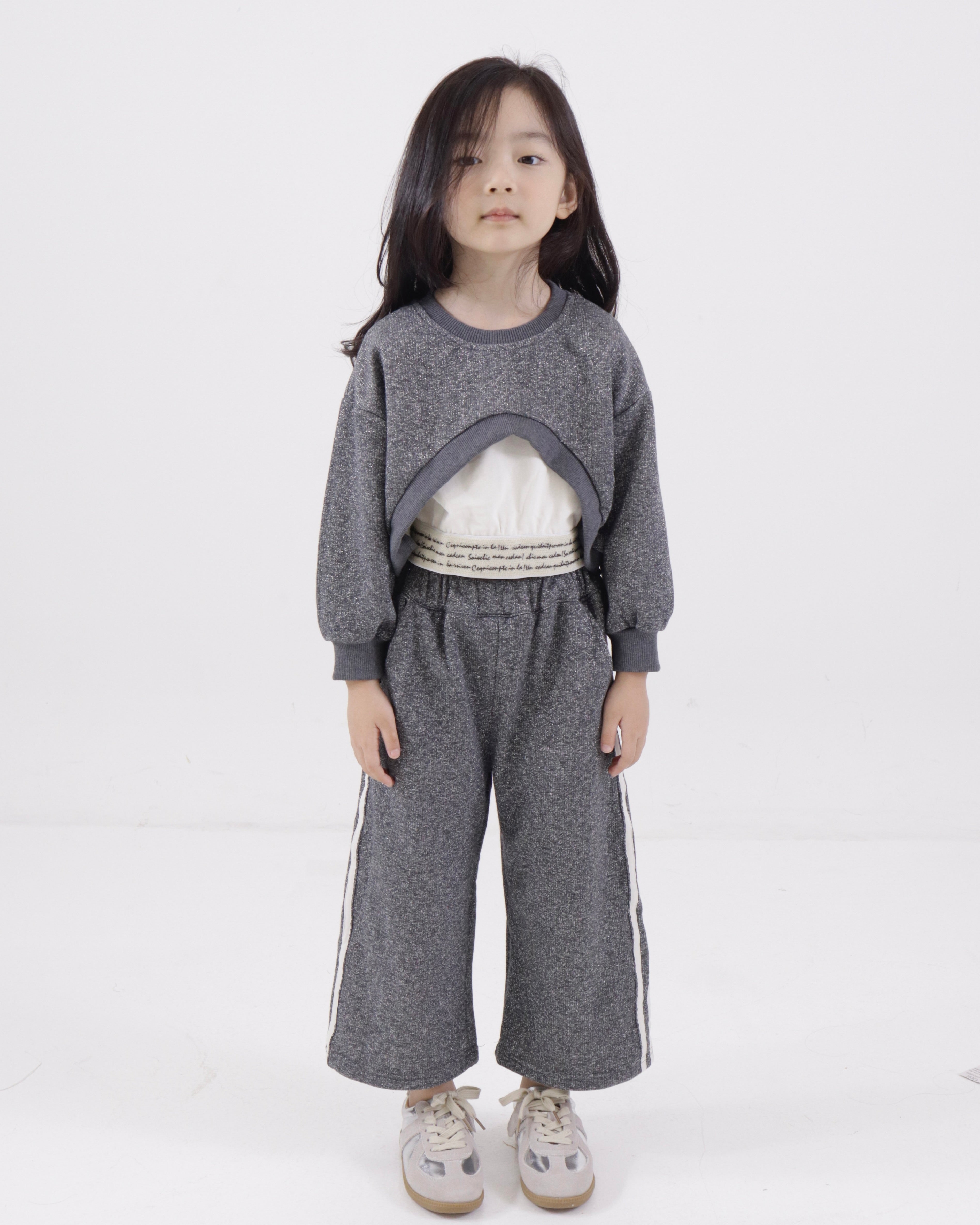 Crop Top Tracksuit Set (Ready Stock)