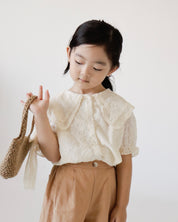 Lace Collar Blouse (Ready Stock)