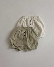 Baby&Toddler -  Button Shorts (Ready Stock)