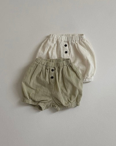 Baby&Toddler -  Button Shorts (Ready Stock)