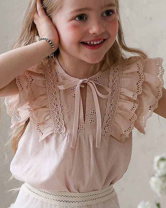 FLO Bianco Blouse  (Ready Stock)